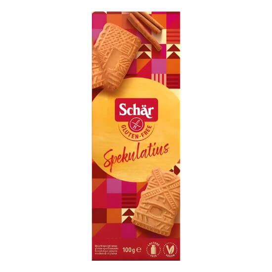 Μπισκότα με Κανέλα & Γαρύφαλλο Spekulatius Schar Χωρίς Γλουτένη Www.celiacshop.gr