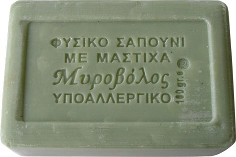 Σαπούνι με ελαιόλαδο & μαστίχα. Πράσινο "Μυροβόλος"