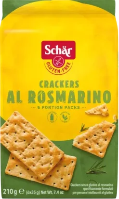Κράκερς Δεντρολίβανο Schar Χωρίς Γλουτένη