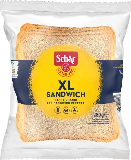 Ψωμί για Σάντουιτς XL Sandwich Schär 280g χωρίς γλουτένη