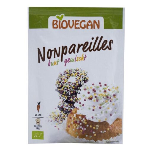 Biovegan Τρούφα με πολύχρωμες Πέρλες Χωρίς Γλουτένη glutenfree κοιλιοκάκη celiacshop.gr