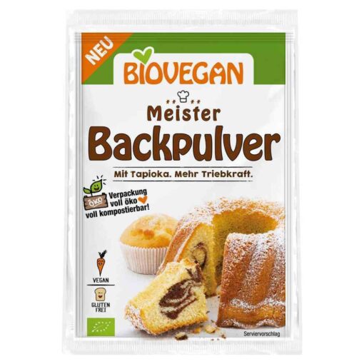 Baking Powder Biovegan Χωρίς Γλουτένη glutenfree κοιλιοκάκη celiacshop.gr