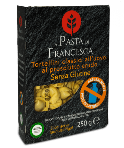 Τορτελίνι με Παρμεζάνα & Προσούτο La Pasta Di Francesca Χωρίς Γλουτένη Www.celiacshop.gr