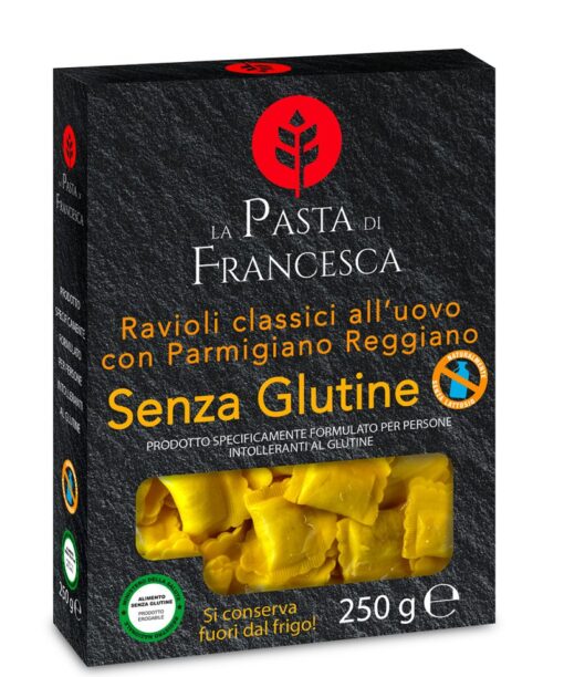Ραβιόλι με ζαμπόν & παρμεζάνα χωρίς γλουτένη La Pasta Di Francesca Www.celiacshop.gr