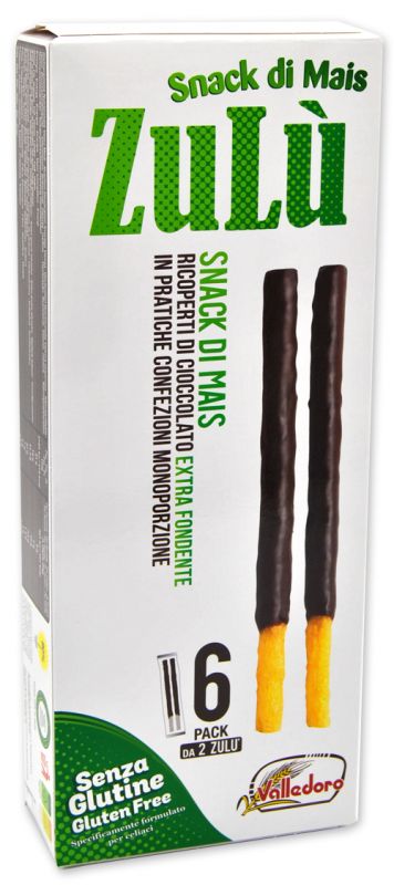 Sticks Καλαμποκιού σε Σοκολάτα Valledoro Χωρίς Γλουτένη Www.celiacshop.gr