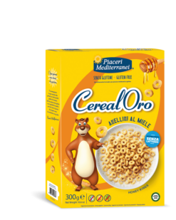 Δακτυλίδια Καλαμποκιού Μέλι Cereal'Oro Piaceri Χωρίς Γλουτένη Www.celiacshop.gr