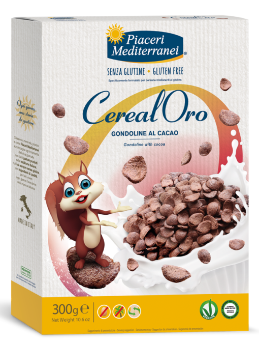 Σοκολατένια Δημητριακά Cereal'Oro Piaceri Χωρίς Γλουτένη Www.celiacshop.gr