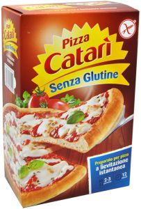 Μείγμα για παρασκευή πίτσας Catari χωρίς γλουτένη Www.celiacshop.gr
