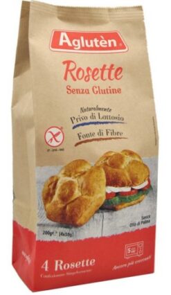 Ψωμί για σάντουιτς Agluten Rosette Χωρίς Γλουτένη Www.celiacshop.gr