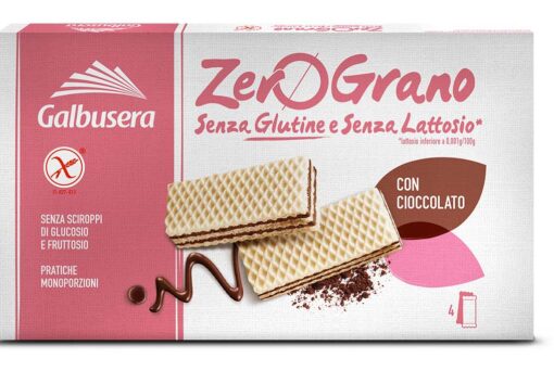 Γκοφρέτα με σοκολάτα Zerograno Galbusera χωρίς γλουτένη Www.celiacshop.gr