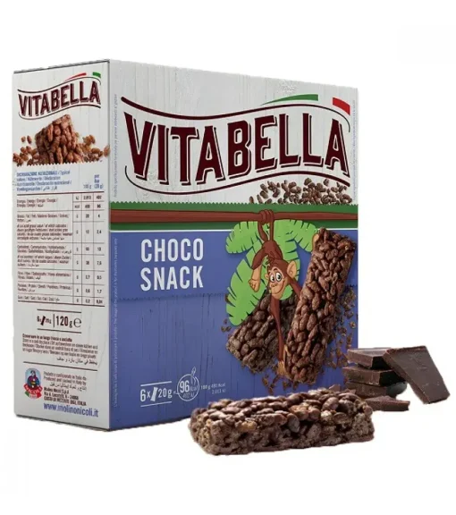 Μπάρα Δημητριακών με Σοκολατα Vitabella Χωρίς Γλουτένη Www.celiacshop.gr