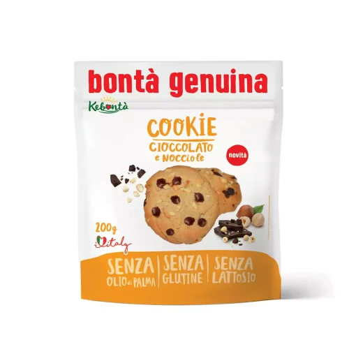 Cookies με Σοκολάτα & Φουντούκι Kebonta Χωρίς Γλουτένη 200gr