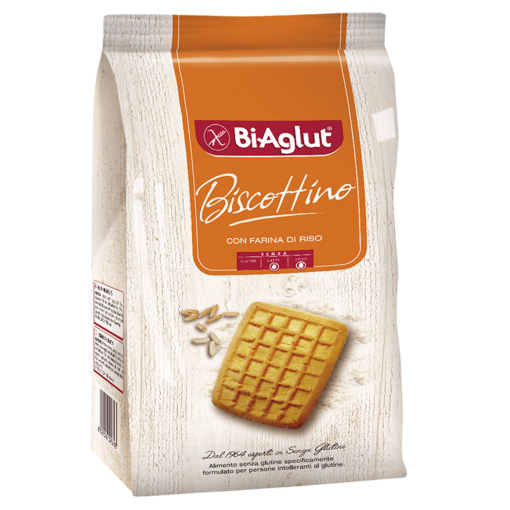Biscottino BiAglut Χωρίς Γλουτένη Αβγά & Γάλα Www.celiacshop.gr