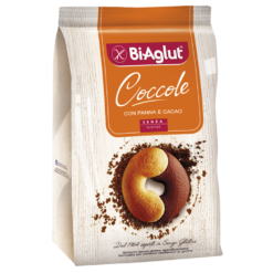 Μπισκότα Κακάο & Κρέμα Coccole BiAglut Χωρίς Γλουτένη Www.celiacshop.gr