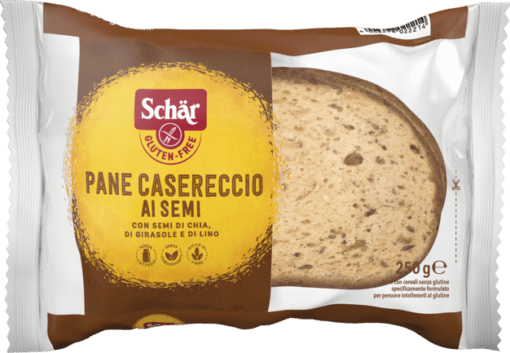 Συσκευασία Schär Pane Casereccio ai Semi 250g - χωριάτικο ψωμί με σπόρους χωρίς γλουτένη