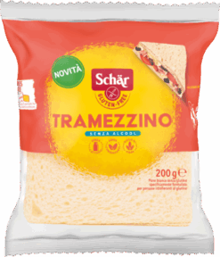 Συσκευασία Schär Tramezzino 200g - ψωμί για σάντουιτς χωρίς κόρα χωρίς γλουτένη