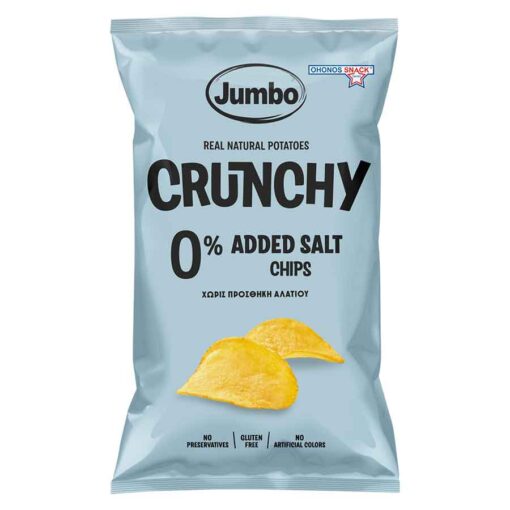 Chips Πατάτας Jumbo Χωρίς Αλάτι Γλουτένη Www.celiacshop.gr