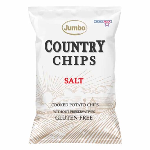 Country Chips με Αλάτι Jumbo Χωρίς Γλουτένη Www.celiacshop.gr