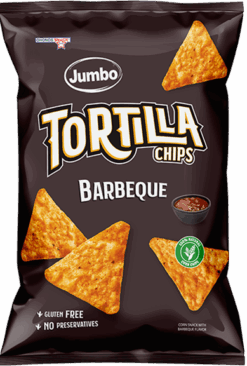tortilla chips με γεύση μπάρμπεκιου