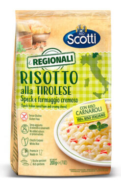 Ριζότο Tirolese με Κρεμμώδες Τυρί & Speck Scotti Χωρίς Γλουτένη Www.celiacshop.gr
