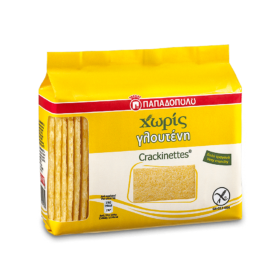 Crackinettes Παπαδοπούλου Χωρίς Γλουτένη Www.celiacshop.gr