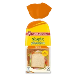 leyko psomi xoris glouteni se fetes gia tost