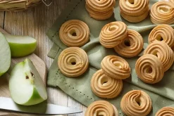 Μπισκότο με Πράσινο Μήλο Natisani Χωρίς Γλουτένη Www.celiacshop.gr