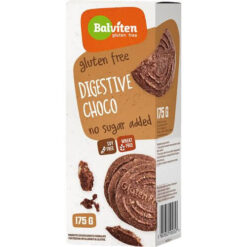 Μπισκότα Digestive με Σοκολάτα Balviten χωρίς Γλουτένη & Ζάχαρη Www.celiacshop.gr