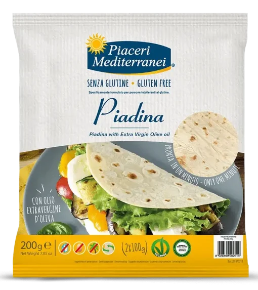 Piadina Piaceri Χωρίς Γλουτένη Www.celiacshop.gr