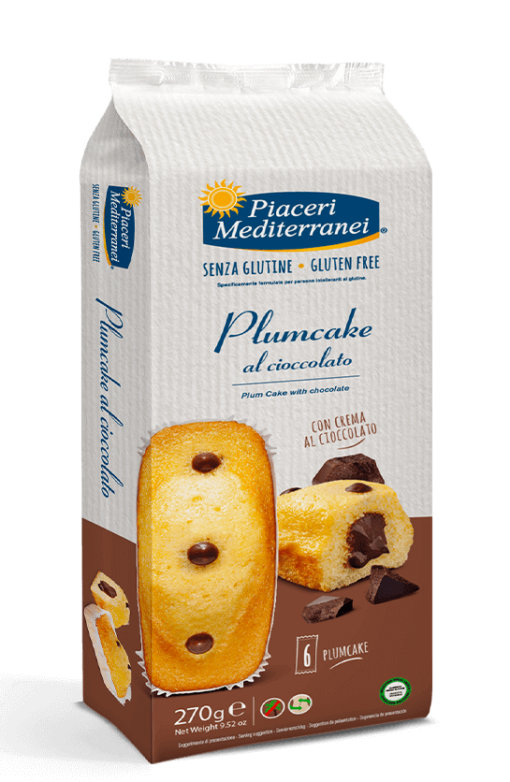 Plumcake Σοκολάτας Piaceri Χωρίς Γλουτένη Www.celiacshop.gr