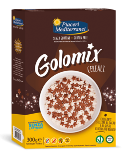 Σοκολατένιες Αστέρια Δημητριακών Golomix Cereali Piaceri Mediterranei Χωρίς Γλουτένη Www.celiacshop.gr