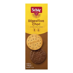 Μπισκότα Digestive με επικάλυψη Σοκολάτας Schar Χωρίς Γλουτένη Www.celiacshop.gr