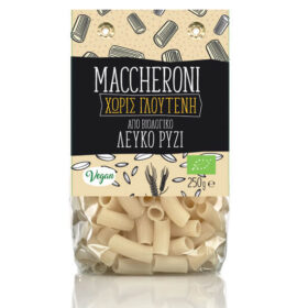 Maccheroni από Λευκό Ρύζι Greenbay Χωρίς Γλουτένη Www.celiacshop.gr
