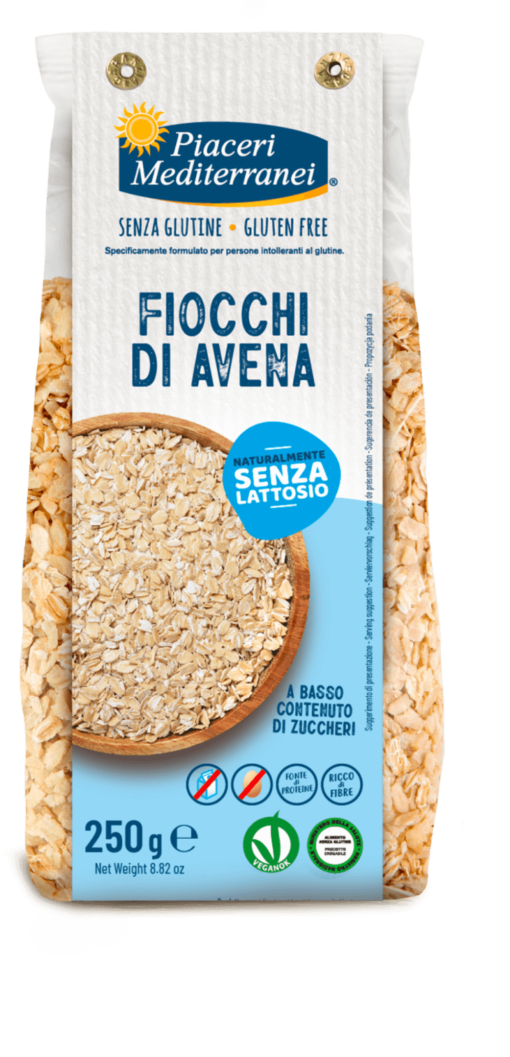 Νιφάδες Βρώμης Piaceri Mediterranei Χωρίς Γλουτένη Www.celiacshop.gr