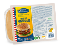 Ψωμί Hamburger Piaceri Mediterranei Χωρίς Γλουτένη Www.celiacshop.gr