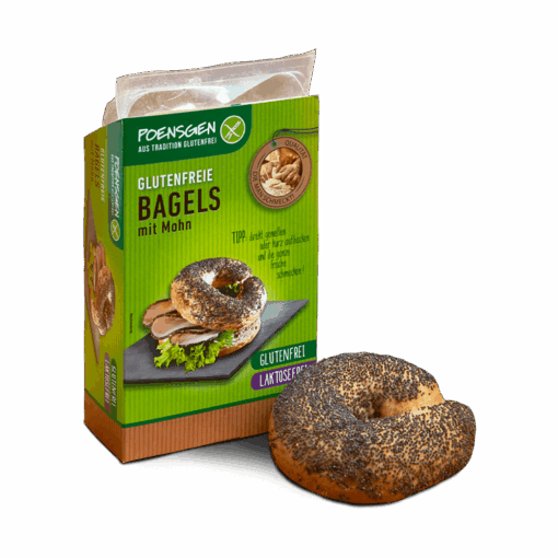 Κουλούρια Bagels με Παπαρουνόσπορο Poensgen Χωρίς Γλουτένη Www.celiacshop.gr
