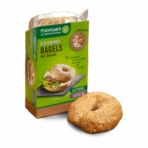Κουλούρια Bagels με Σουσάμι Poensgen Χωρίς Γλουτένη Www.celiacshop.gr