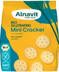 Μίνι Κράκερς Alnavit Χωρίς Γλουτένη Www.celiacshop.gr