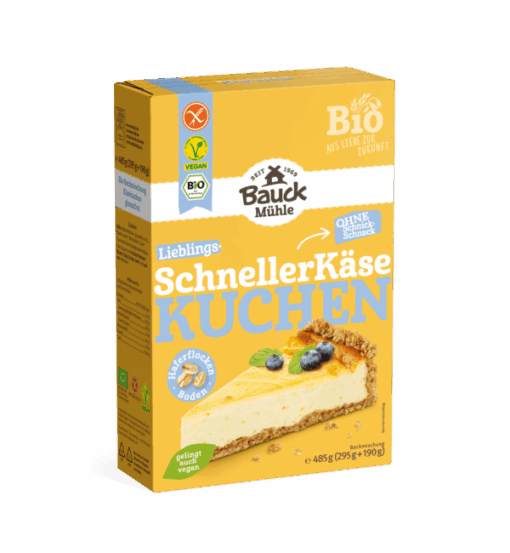 Μείγμα για Cheesecake Bauck Hof Χωρίς Γλουτένη Www.celiacshop.gr