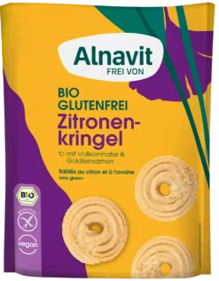 Μπισκότα Λεμονιού Alnavit Χωρίς Γλουτένη Www.celiacshop.gr