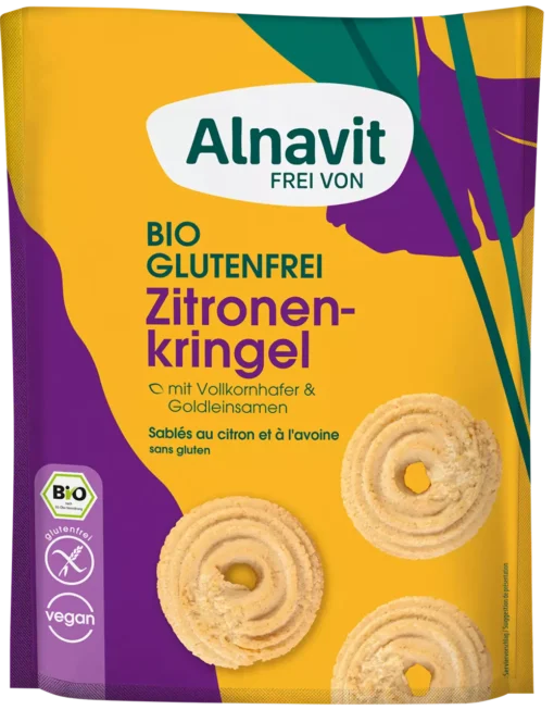 Μπισκότα Λεμονιού Alnavit Χωρίς Γλουτένη Www.celiacshop.gr