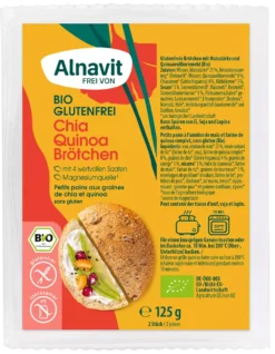 Ρολάκια με Chia & Κινόα Alnavit Χωρίς Γλουτένη Www.celiacshop.gr