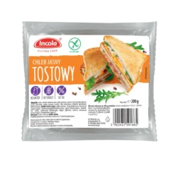 Ψωμί του Τοστ Incola Χωρίς Γλουτένη Www.celiacshop.gr