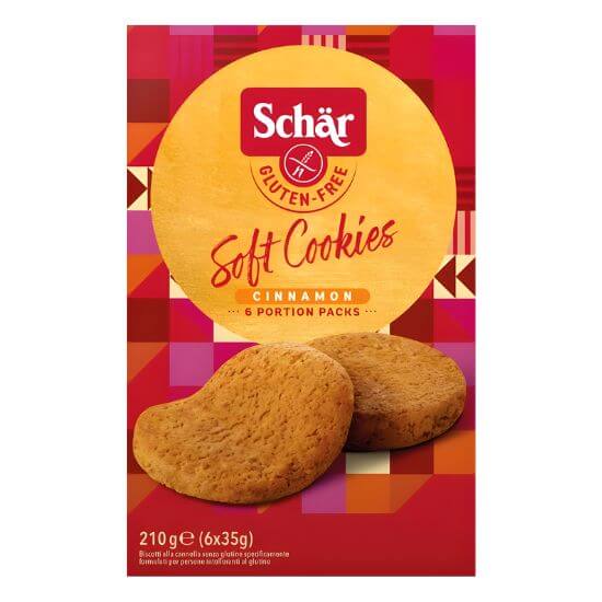 Χριστουγεννιάτικα Soft Cookies με Κανέλα Schar Χωρίς Γλουτένη