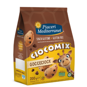 Μπισκότα με σταγόνες Μαύρης Σοκολάτας Gocceciok Piaceri Mediterranei Χωρίς Γλουτένη