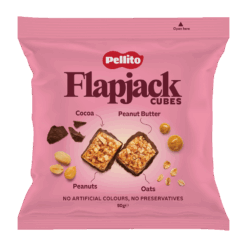 Μπουκιές Βρώμης Κακάο Flapjack Cubes Pellito Χωρίς Γλουτένη