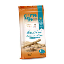 Κριτσίνια με Σουσάμι & Λιναρόσπορο Pane Di Anna Χωρίς Γλουτένη