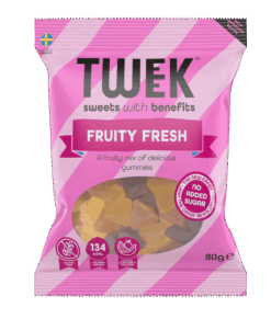 Πολύχρωμα φρουτένια ζελεδάκια χωρίς γλουτένη και ζάχαρη Fruity