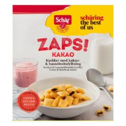 Τραγανά δημητριακά χωρίς γλουτένη Zaps με γεύση φουντούκι και κακάο 300g