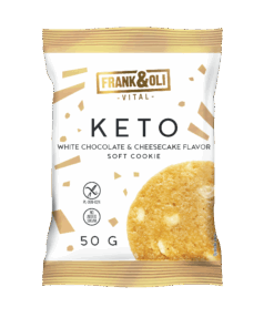 Frank & Oli Keto Soft Cookie Cheesecake λευκή σοκολάτα χωρίς γλουτένη